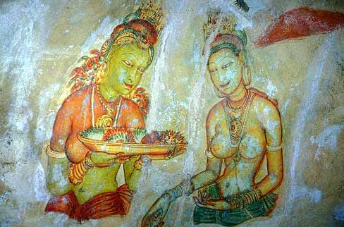 Sigiriya maidens